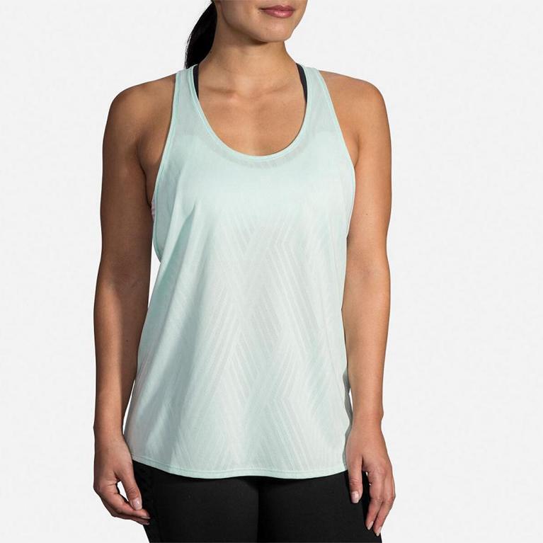 Brooks Array Women's Running Tank Top - Green (32108-EBNC)